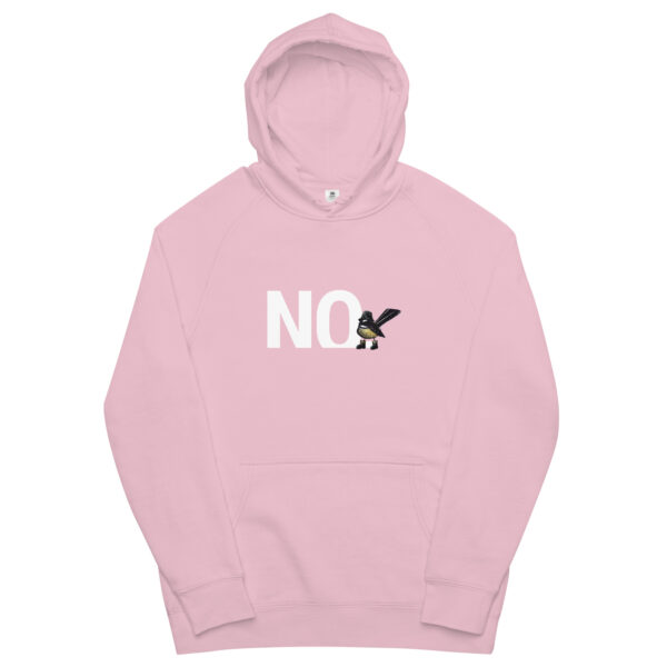 Hoodie that says "NO" - Unisex kangaroo pocket style - Image 7